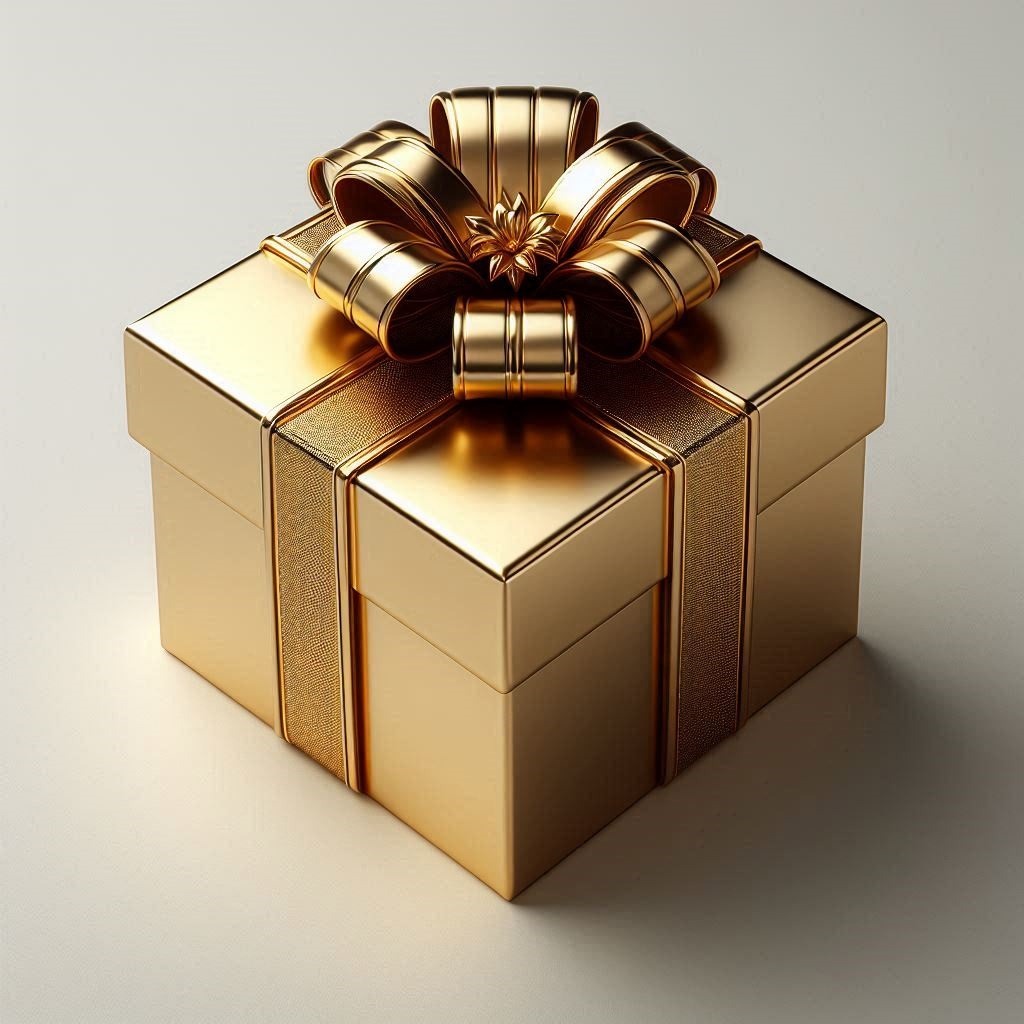 Gold Gift box Gold Gift box